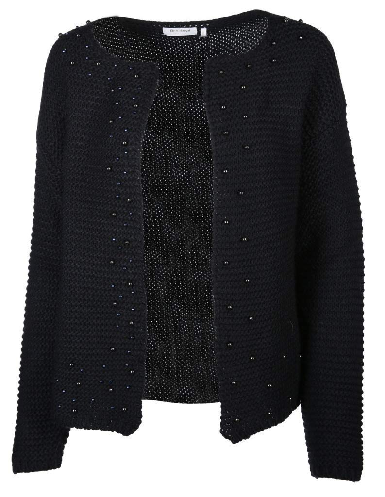 Rich&Royal Cardigan With Pearls