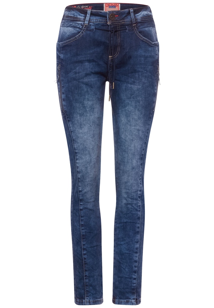 StreetOne Loose Fit Jeans mit Zipper