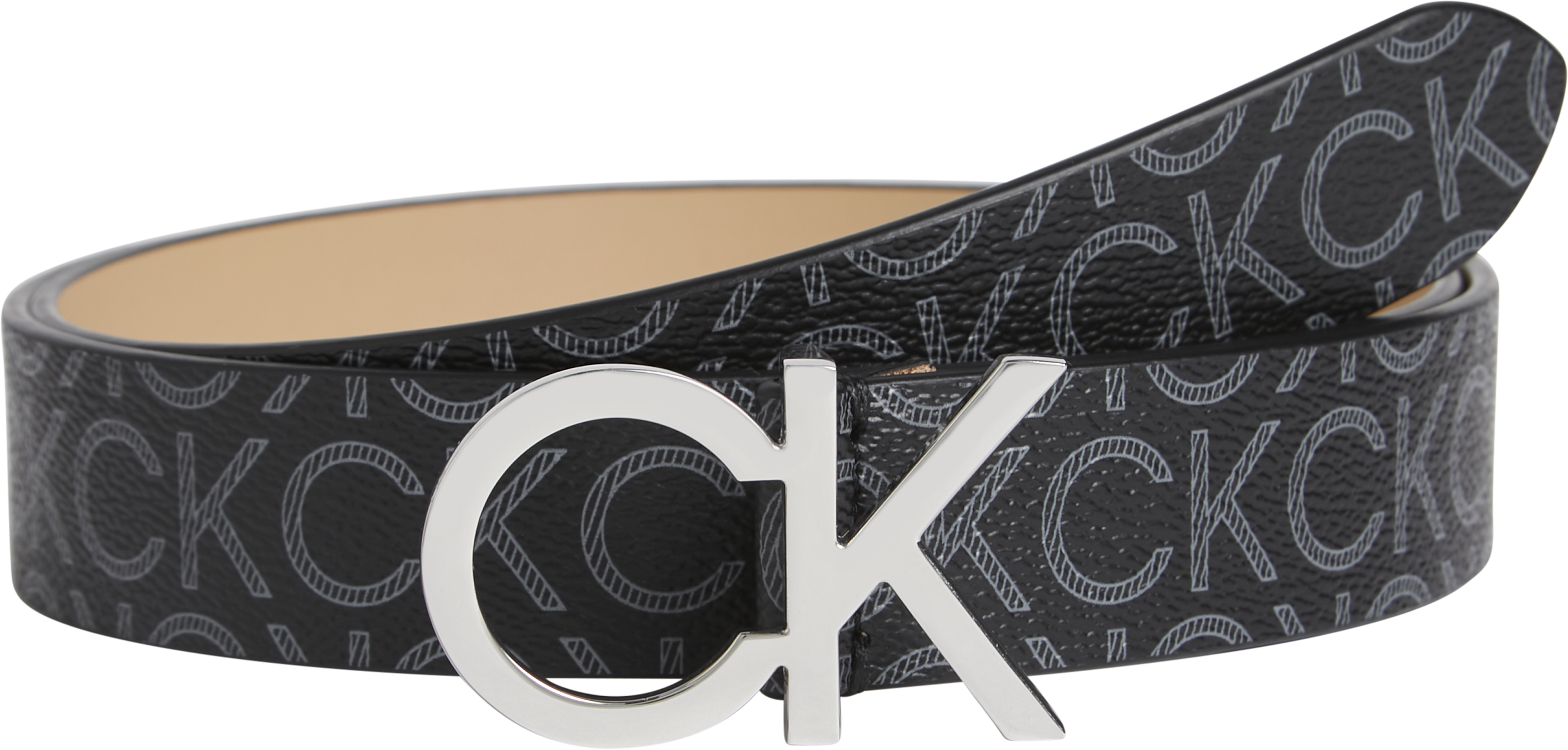 Miniaturansicht 4  - Calvin Klein Re-Lock CK Logo Belt 30MM Mono Braun Calvin Klein Erwachsene Damen