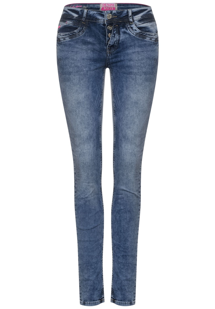 StreetOne Blaue Casual Fit Jeans